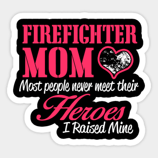 Firefighter Mom Sticker